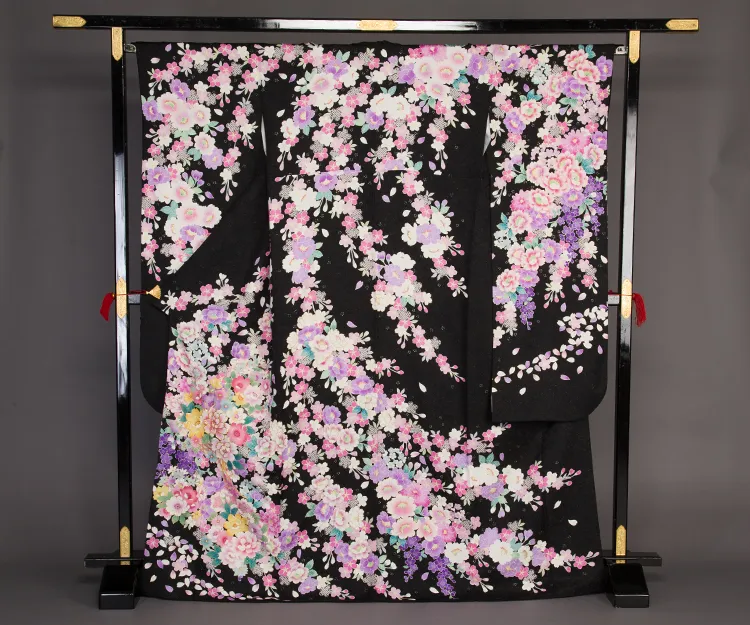 振袖レンタル衣装 黒